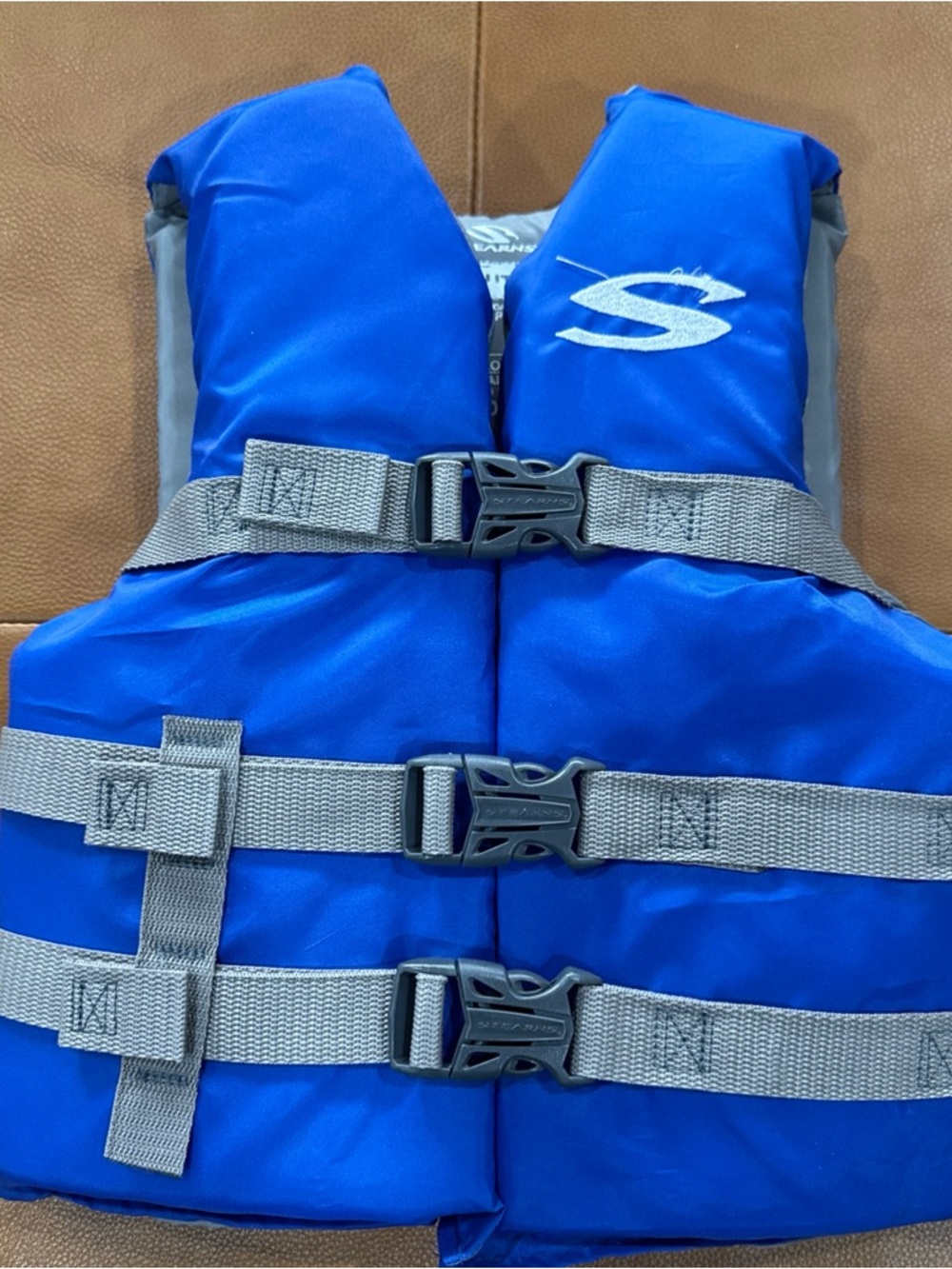 Stearns Youth Life Jacket Vest Blue Type III PFD 50-90 lbs USCG Approved